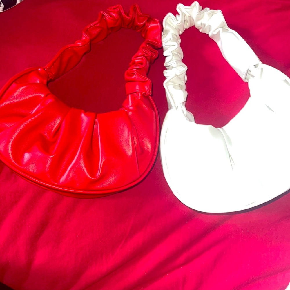 White & Red Mini Handbags